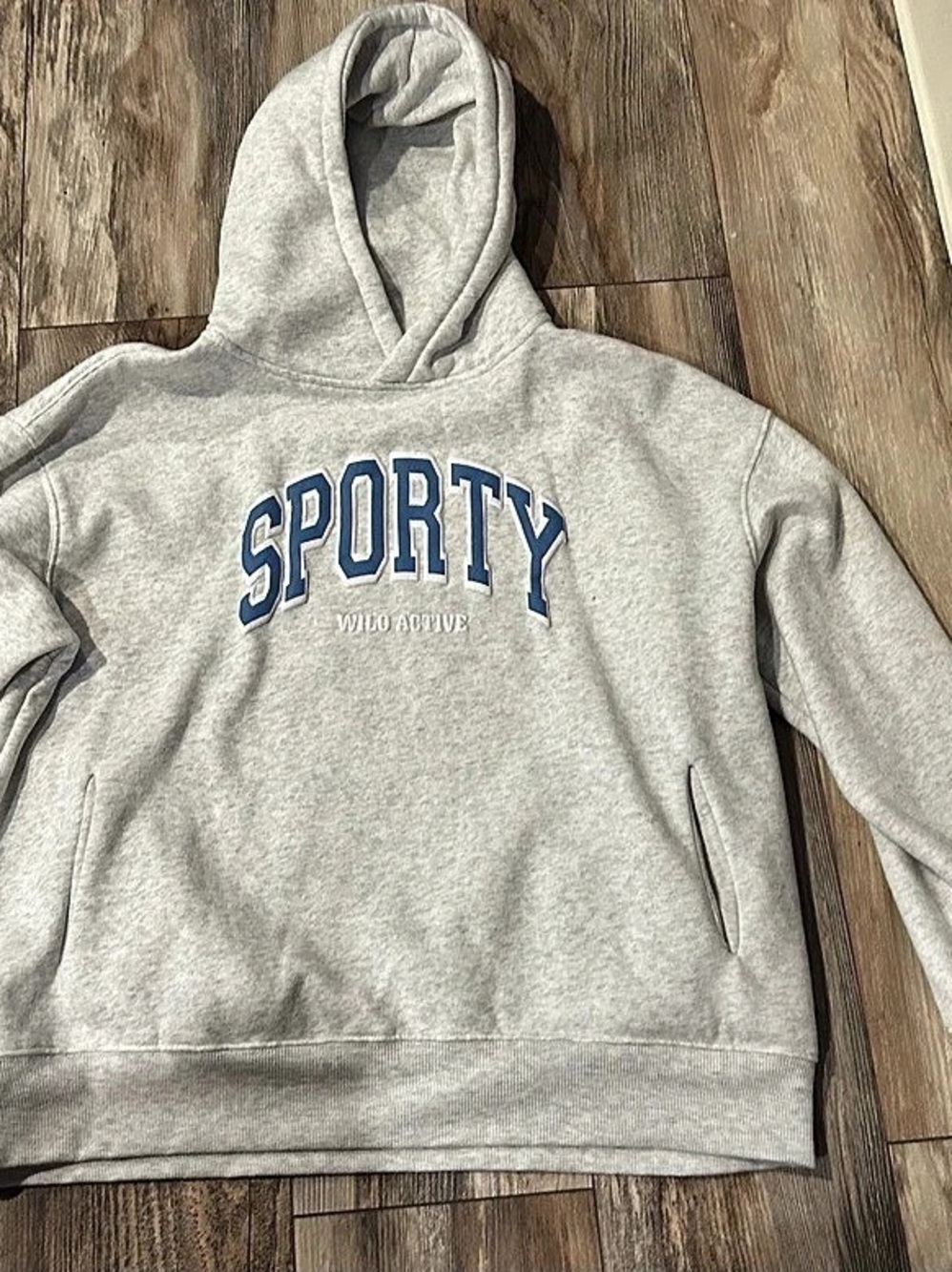 WILO active Gray Hoodie Large